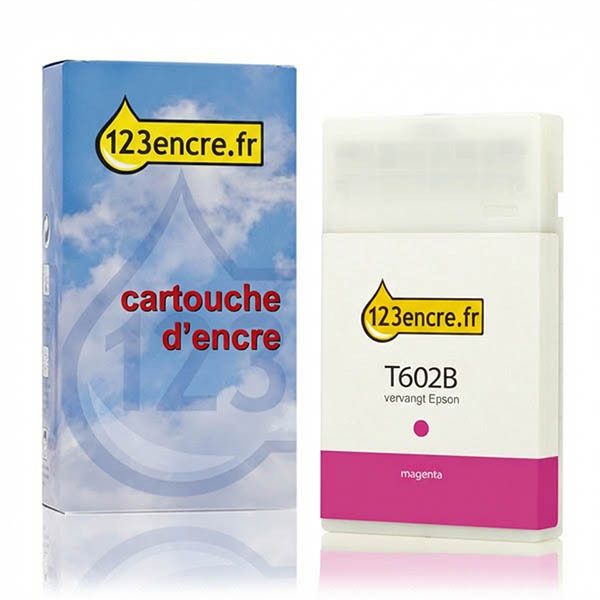 Epson T602B cartouche d'encre capacité standard (marque 123encre) - magenta 026115 - 1