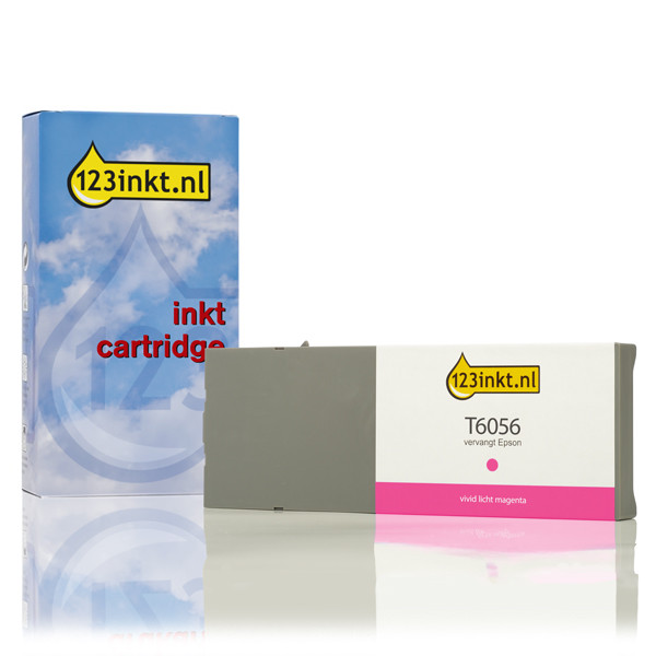 Epson T6056 cartouche d'encre magenta clair vif capacité standard (marque 123encre) 026061 - 1