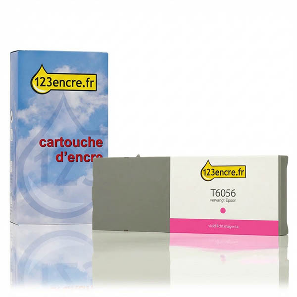 Epson T6056 cartouche d'encre magenta clair vif capacité standard (marque 123encre) 026061 - 1