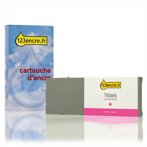 Epson T6066 cartouche d'encre haute capacité (marque 123encre) - magenta vif clair 026077 - 1