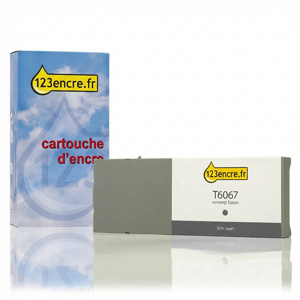 Epson T6067 cartouche d'encre noire haute capacité (marque 123encre) 026079 - 1