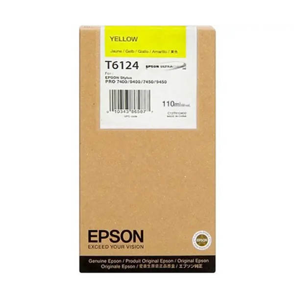 Epson T6124 cartouche d'encre haute capacité (d'origine) - jaune 026094 - 1