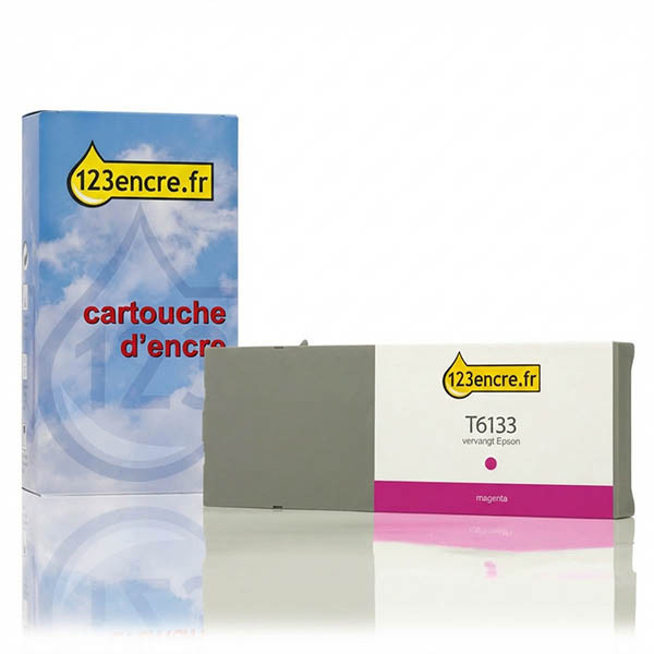 Epson T6133 cartouche d'encre capacité standard (marque 123encre) - magenta 026101 - 1