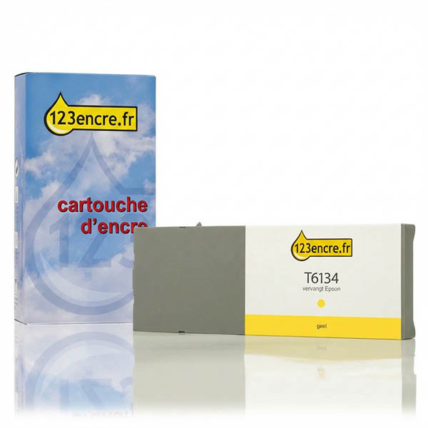 Epson T6134 cartouche d'encre capacité standard (marque 123encre) - jaune 026103 - 1