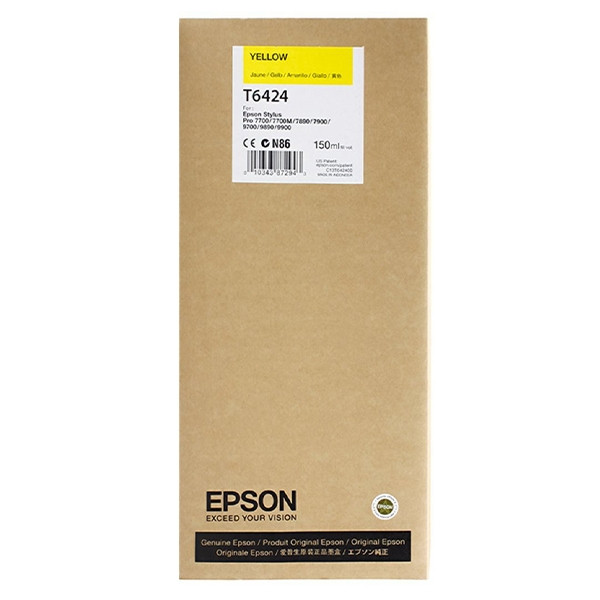 Epson T6424 cartouche d'encre jaune (d'origine) 026344 - 1