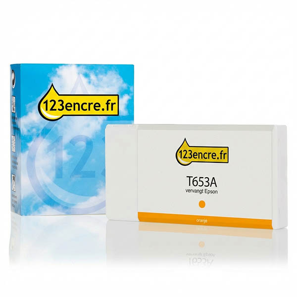 Epson T653A cartouche d'encre (marque 123encre) - orange 026335 - 1
