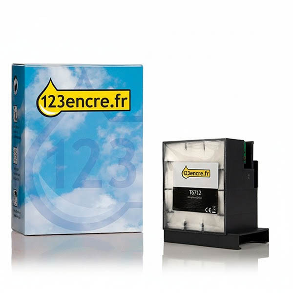 Epson T6712 boîte de maintenance (marque 123encre) 026689 - 1