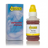 Epson T6734 cartouche d'encre jaune (marque 123encre)
