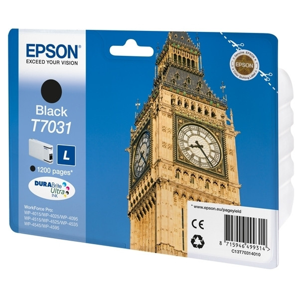 Epson T7031 cartouche d'encre noire (d'origine) 026424 - 1