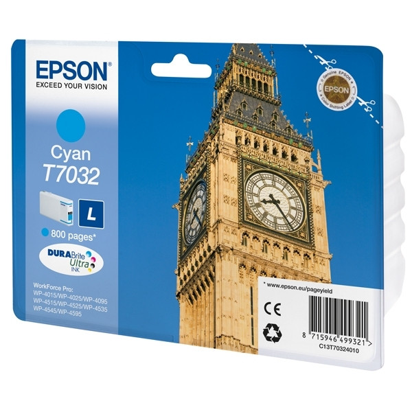 Epson T7032 cartouche d'encre cyan (d'origine) 026427 - 1