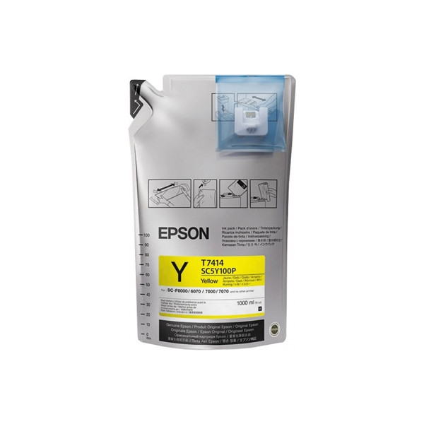Epson T741400 cartouche d'encre jaune (d'origine) 083536 - 1