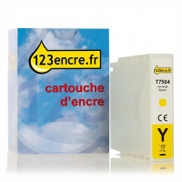 Epson T7564 cartouche d'encre jaune (marque 123encre)