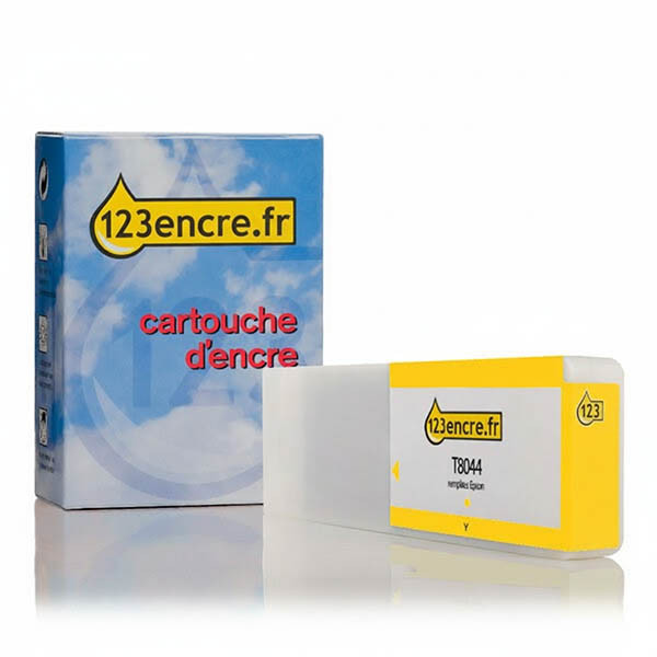 Epson T8044 cartouche d'encre (marque 123encre) - jaune 026881 - 1