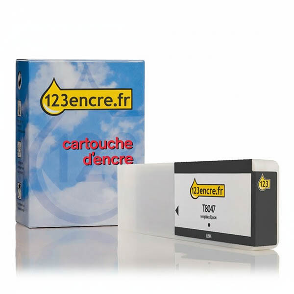 Epson T8047 cartouche d'encre (marque 123encre) - noir clair 026887 - 1
