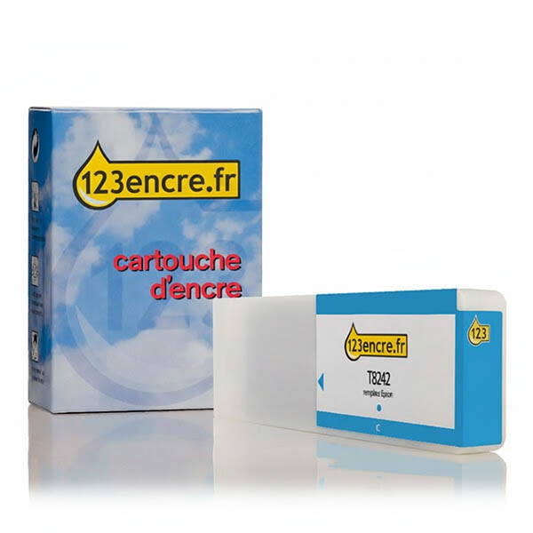 Epson T8242 cartouche d'encre (marque 123encre) - cyan 026895 - 1