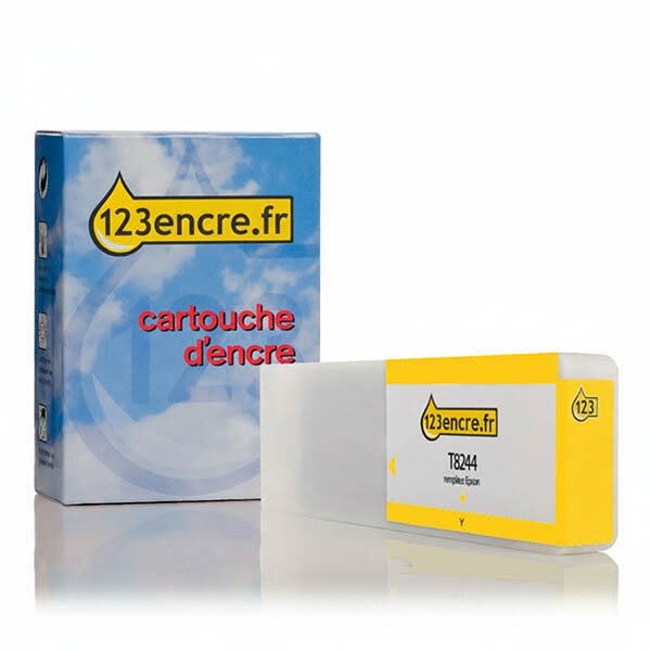 Epson T8244 cartouche d'encre (marque 123encre) - jaune 026899 - 1