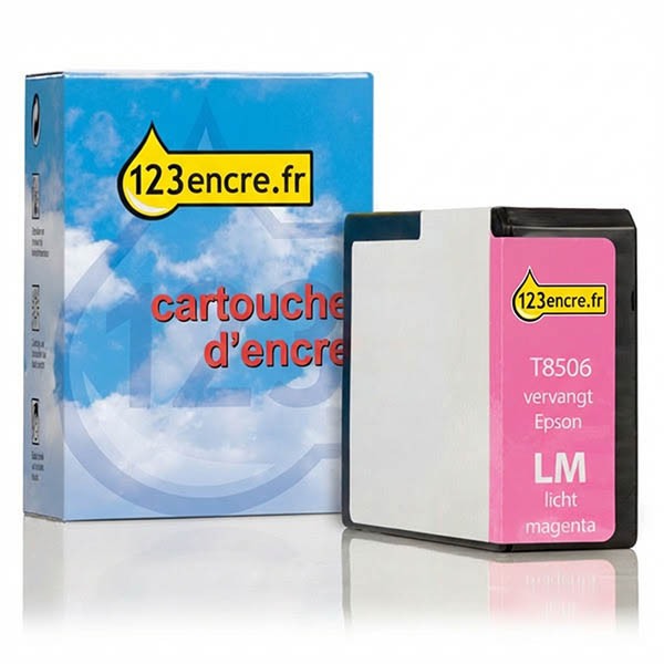 Epson T8506 cartouche d'encre (marque 123encre) - magenta clair 026785 - 1