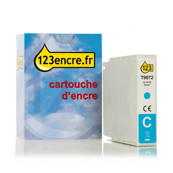 Epson T9072 cartouche d'encre cyan extra haute capacité (marque 123encre) 026959 - 1