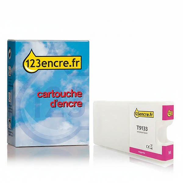 Epson T9133 cartouche d'encre (marque 123encre) - magenta 026991 - 1