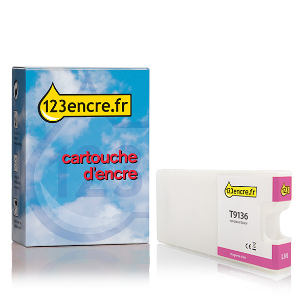 Epson T9136 cartouche d'encre (marque 123encre) - magenta clair 026997 - 1