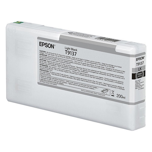 Epson T9137 cartouche d'encre noir clair (d'origine) 904791 - 1