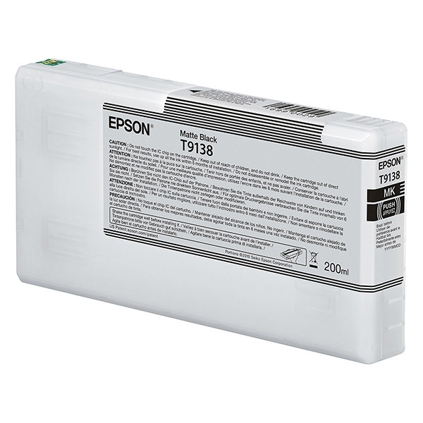 Epson T9138 cartouche d'encre (d'origine) - noir mat 027000 - 1