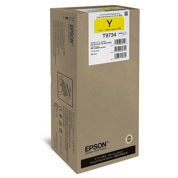 Epson T9734 cartouche d'encre jaune haute capacité (d'origine) 027048 - 1