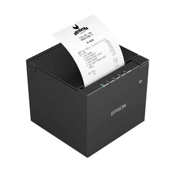 Epson TM-M30III imprimante tickets de caisse avec wifi, Ethernet et Bluetooth avec 5 rouleaux de caisse 80x80x12 blancs thermiques 831988 - 2