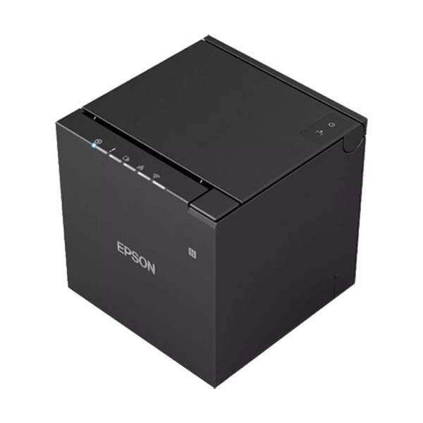 Epson TM-M30III imprimante tickets de caisse avec wifi, Ethernet et Bluetooth avec rouleaux de caisse 123encre 80x80x12 thermo blanc (5 pièces) - noir 831988 - 4