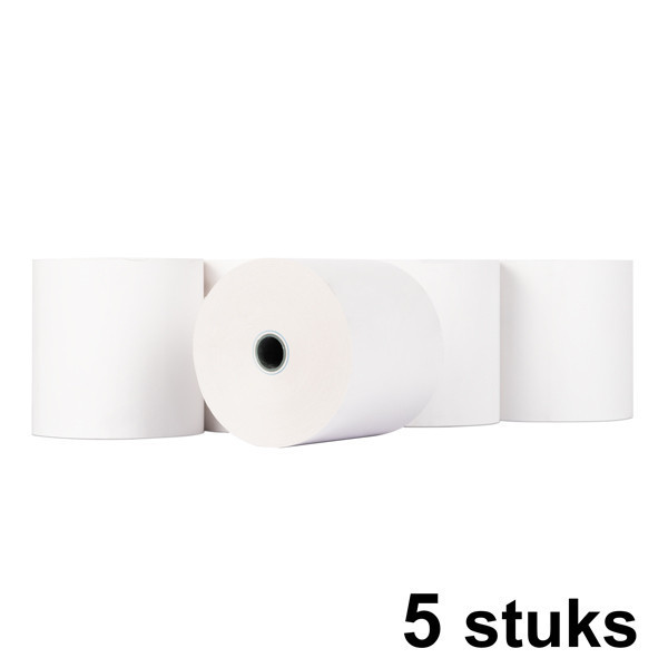 Epson TM-T20III (012) imprimante de reçus avec pack Ethernet et rouleau de caisse 123encre 80x80x12 thermo blanc (5 pièces) - noir 831986 - 5