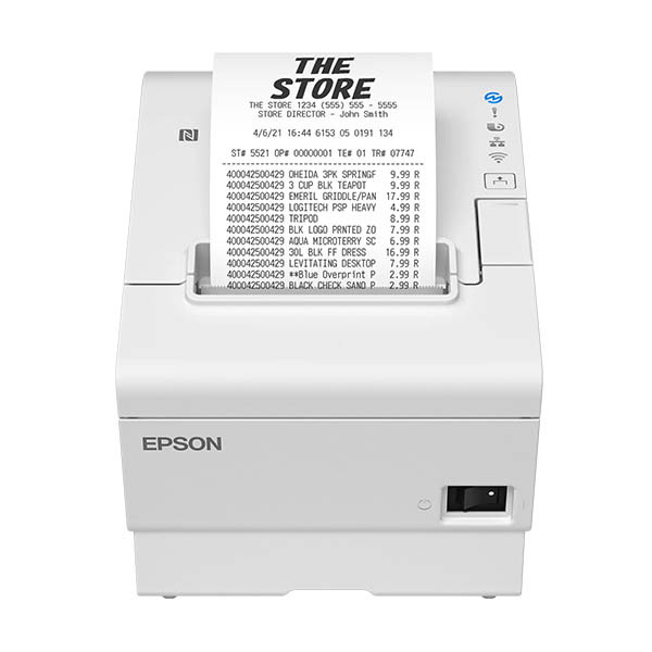Epson TM-T88VII (111) imprimante tickets de caisse avec USB et Ethernet - blanc 832347 - 1