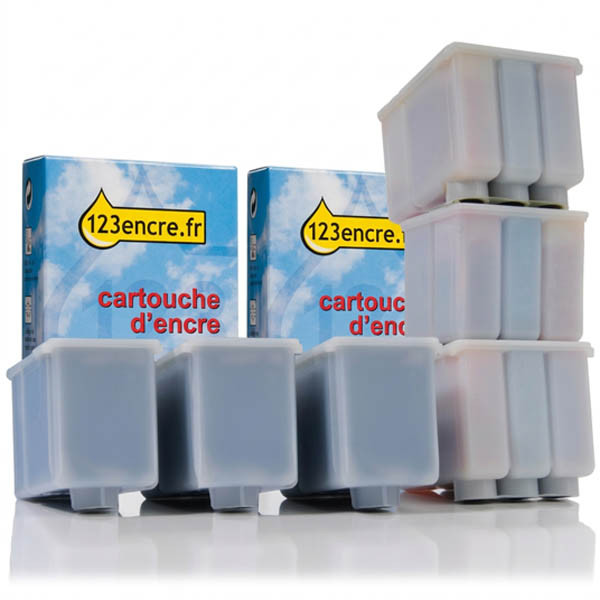 Epson offre : 3 x S020047 + 3 x S020049 (marque 123encre) 110030 - 1