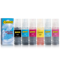 Epson offre : série 107 noir + 5 couleurs (marque 123encre) 160731
