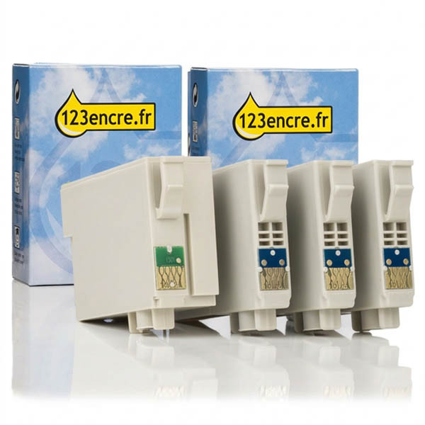 Epson offre : série T130 (marque 123encre) - noir + 3 couleurs 110821 - 1