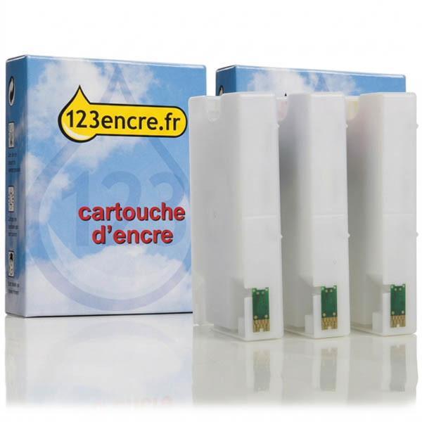 Epson offre : série T701 noir + 3 couleurs (marque 123encre) 110804 - 1