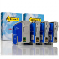 Epson série T032 offre (marque 123encre) - noir + 3 couleurs