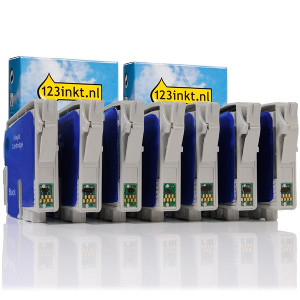 Epson série T033 offre (marque 123encre) - 2 x T0331 noir + 5 couleurs 110510 - 1