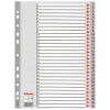 Esselte 100108 intercalaires en plastique A4 avec 31 onglets (11 trous) - gris 203818 - 1