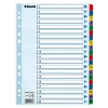 Esselte 100163 intercalaires A4 en carton avec 20 onglets (11 trous) 203838 - 1