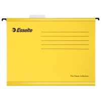 Esselte Classic dossier suspendu renforcé pour Folio (25 pièces) - jaune 203236