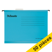 Offre : 2x Esselte Classic dossier suspendu renforcé pour A4 (25 pièces) - bleu