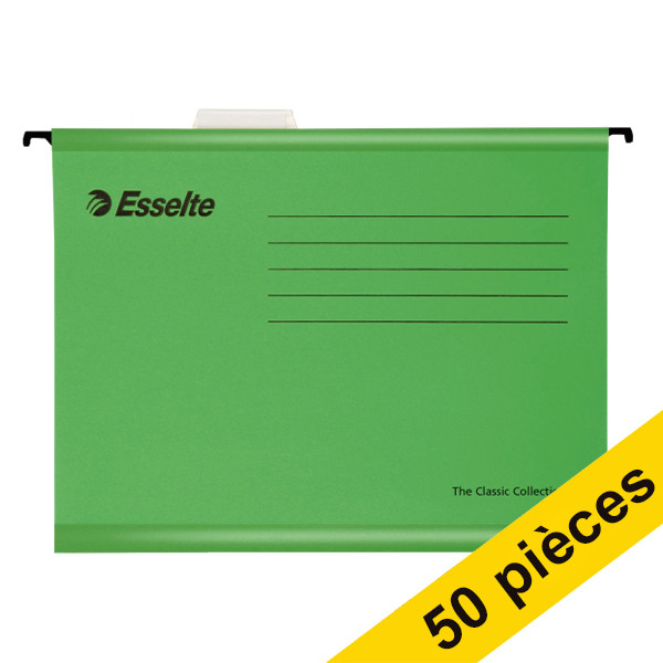 Offre : 2x Esselte Classic dossier suspendu renforcé pour A4 (25 pièces) - vert 203158 - 1