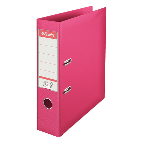 Esselte Vivida classeur A4 plastique 75 mm - fuchsia 203270 - 1