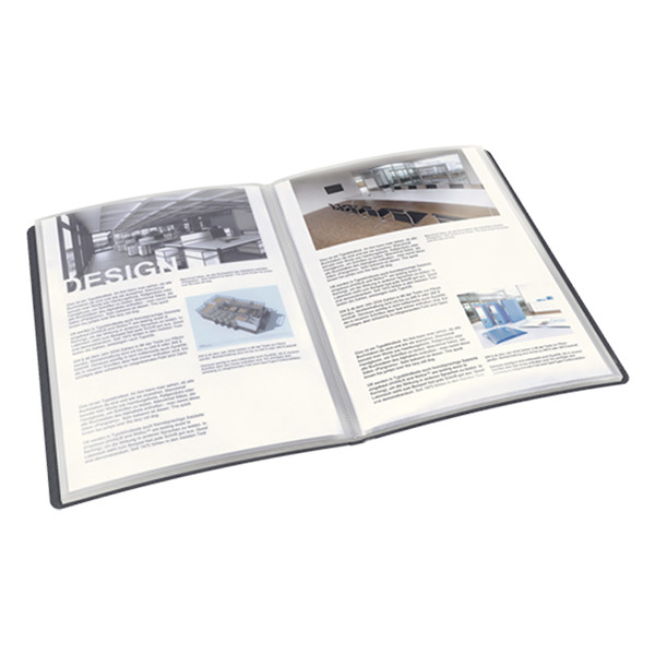 Esselte Vivida panorama protège-documents A4 (20 pochettes) - noir 203257 - 2