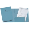 Esselte chemise 3 rabats folio couleur bleue avec imprimé (50 chemises) 203740 - 1
