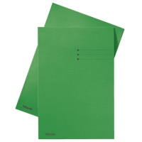 Esselte chemise carton avec indexage format folio (100 chemises) - vert 203642
