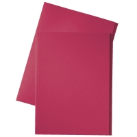 Esselte chemise en carton avec bord décalé de 10 mm folio (100 chemises) - rouge 203672