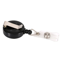 Europel mécanisme de déroulement avec bouton-poussoir (10 pièces) - noir 226970