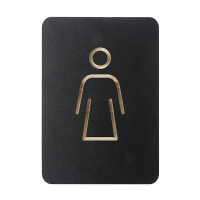 Europel pictogramme femme - noir 227000