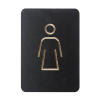 Europel pictogramme femme - noir 227000 - 1